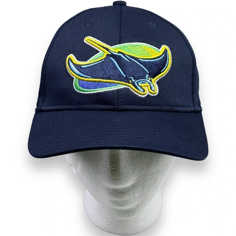 Tampa Bay Rays Team MLB OC Sports Hat Cap Adjustable Navy Blue Baseball OSFM